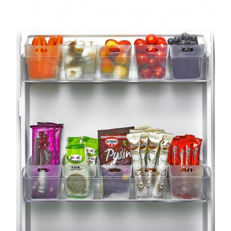 12 li Buzdolabı İçi Mini Düzenleyici Kutu Organizer - Buzdolabı Kapak Düzenleyici