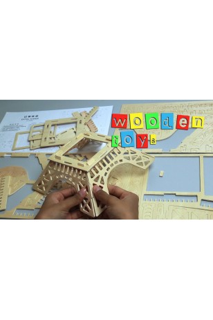 3D Ahşap Puzzle - Eyfel Kulesi