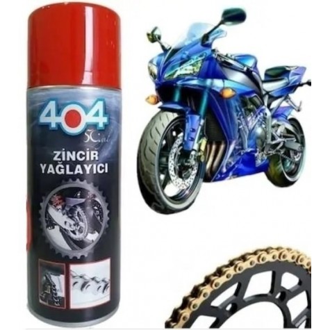 404 Bisiklet- Motorsiklet Zincir Yağlayıcı  Sprey 400 ML