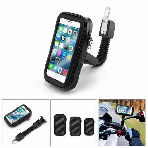 Bisiklet ve Motosiklet Su Geçirmez Telefon Tutucu 6.2"
