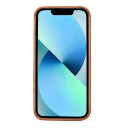 Apple iPhone 13 Pro Max Uyumlu Deri Arka Kapak ROCK RST2EF Taba