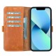 Apple iPhone 13 Pro Max Uyumlu Deri Cüzdanlı Kılıf Karamel Apple iPhone 13 Pro Max Uyumlu Deri Cüzdanlı Kılıf Karamel