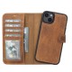 Apple iPhone 14 Plus Uyumlu Deri Cüzdanlı Kılıf MWWN G19 Taba Apple iPhone 14 Plus Uyumlu Deri Cüzdanlı Kılıf MWWN G19 Taba
