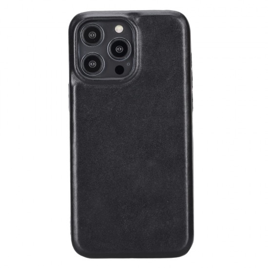 Apple iPhone 14 Pro Max Uyumlu Deri Arka Kapak ROCK RST1 Apple iPhone 14 Pro Max Uyumlu Deri Arka Kapak ROCK RST1