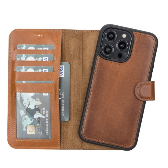 Apple iPhone 14 Pro Max Uyumlu Deri Cüzdanlı Kılıf MWWN RST2EF Apple iPhone 14 Pro Max Uyumlu Deri Cüzdanlı Kılıf MWWN RST2EF