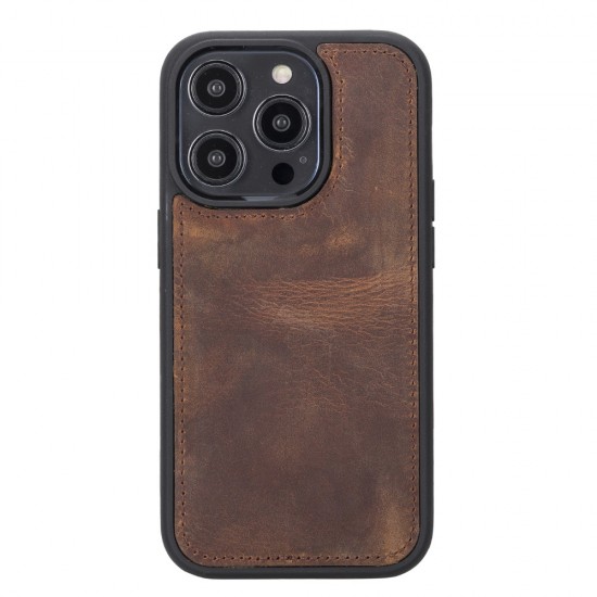 Apple iPhone 14 Pro Uyumlu Deri Cüzdanlı Kılıf MWWN G2 Kahve Apple iPhone 14 Pro Uyumlu Deri Cüzdanlı Kılıf MWWN G2 Kahve
