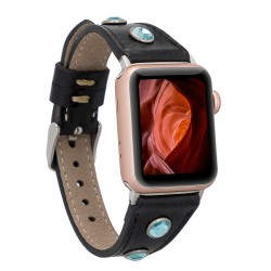 Apple Watch Uyumlu Deri Kordon 38-40-41mm Slim TR RST1 Apple Watch Uyumlu Deri Kordon 38-40-41mm Slim TR RST1