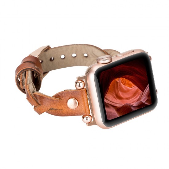 Apple Watch Uyumlu Deri Kordon Wanda 38-40-41mm RT RST2E Apple Watch Uyumlu Deri Kordon Wanda 38-40-41mm RT RST2E