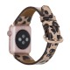 Apple Watch Uyumlu Deri Kordon 38-40-41mm Roma Leopar