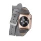 Apple Watch Uyumlu Deri Kordon 42-44-45mm Slim DTQUARST9 Apple Watch Uyumlu Deri Kordon 42-44-45mm Slim DTQUARST9