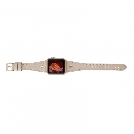 Apple Watch Uyumlu Deri Kordon 38-40-41mm Slim RGTR ERC3