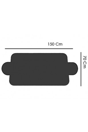 Araç Ön Cam Güneşliği (150x70 cm) - Siyah
