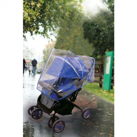 Bebek Arabası Yağmurluğu - Mavi