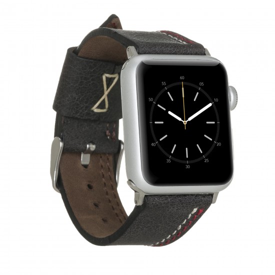 Apple Watch Uyumlu Deri Kordon 38-40-41mm BA3 TN01 Apple Watch Uyumlu Deri Kordon 38-40-41mm BA3 TN01