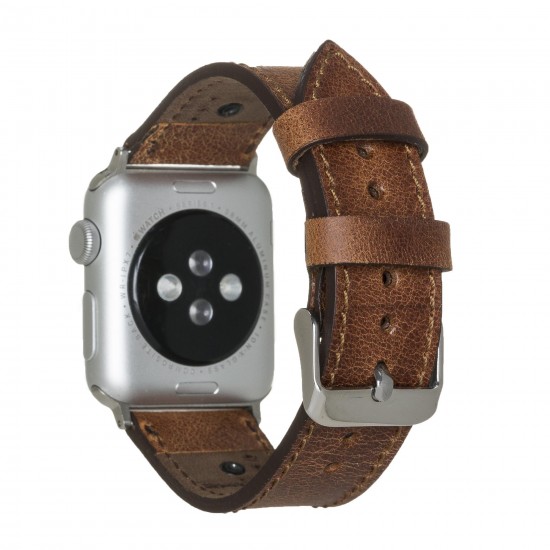Apple Watch Uyumlu Deri Kordon 42-44-45mm TR 42BA4 TN11 