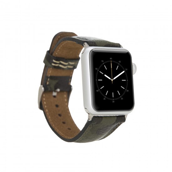 Apple Watch Uyumlu Deri Kordon 42-44-45mm KF04N Apple Watch Uyumlu Deri Kordon 42-44-45mm KF04N