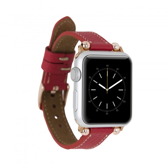 Apple Watch Uyumlu Deri Kordon 38-40-41mm Ferro ERC2 Apple Watch Uyumlu Deri Kordon 38-40-41mm Ferro ERC2