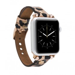 Apple Watch Uyumlu Deri Kordon 38-40-41mm GT LE02N Apple Watch Uyumlu Deri Kordon 38-40-41mm GT LE02N