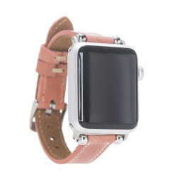 Apple Watch Uyumlu Deri Kordon 38-40-41mm Slim G17 Apple Watch Uyumlu Deri Kordon 38-40-41mm Slim G17