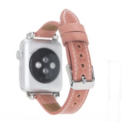 Apple Watch Uyumlu Deri Kordon 38-40-41mm Slim G17 Apple Watch Uyumlu Deri Kordon 38-40-41mm Slim G17