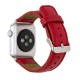 Apple Watch Uyumlu Deri Kordon 38-40-41mm ERC2 Kırmızı Apple Watch Uyumlu Deri Kordon 38-40-41mm ERC2 Kırmızı