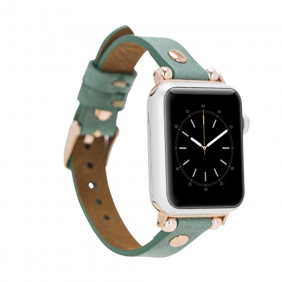 Apple Watch Uyumlu Deri Kordon 42-44-45mm Ferro RT CZ12