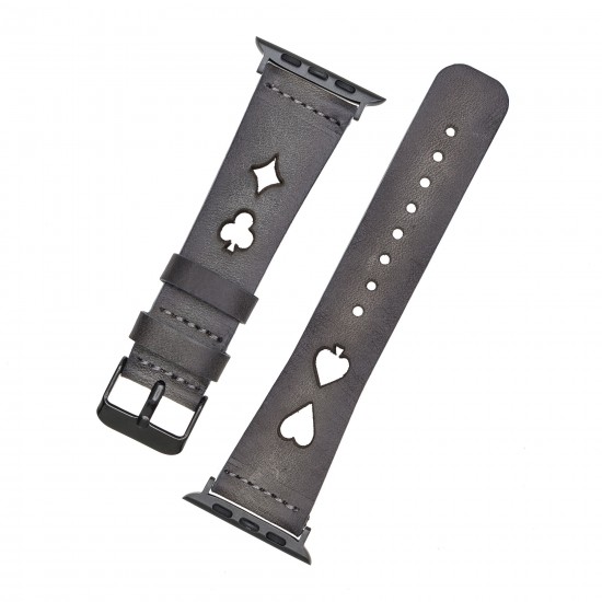 Apple Watch Uyumlu Deri Kordon 38-40-41mm VS4EF Avesta Apple Watch Uyumlu Deri Kordon 38-40-41mm VS4EF Avesta