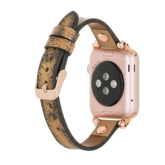 Apple Watch Uyumlu Deri Kordon 38-40-41mm RT V12SEF