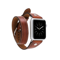 Apple Watch Uyumlu Deri Kordon 42-44-45mm DT ST RST2EF Apple Watch Uyumlu Deri Kordon 42-44-45mm DT ST RST2EF