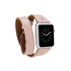 Apple Watch Uyumlu Deri Kordon 38-40-41mm Slim DTST NU1 Apple Watch Uyumlu Deri Kordon 38-40-41mm Slim DTST NU1