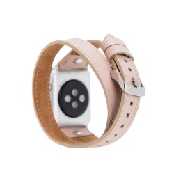 Apple Watch Uyumlu Deri Kordon 38-40-41mm Slim DTST NU1 Apple Watch Uyumlu Deri Kordon 38-40-41mm Slim DTST NU1