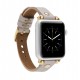 Apple Watch Uyumlu Deri Kordon 38-40-41mm GT ERC3 Bej