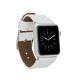 Apple Watch Uyumlu Deri Kordon 38-40-41mm Orfe F3 Beyaz Apple Watch Uyumlu Deri Kordon 38-40-41mm Orfe F3 Beyaz