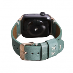 Apple Watch Uyumlu Deri Kordon 42-44-45mm Orfe CZ12 Apple Watch Uyumlu Deri Kordon 42-44-45mm Orfe CZ12