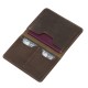Deri Cüzdan Pasaport PH02 RO6 Kahve