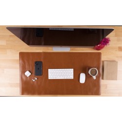 Deri Masa Matı 91*48cm RST2EF Taba