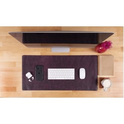 Deri Masa Matı 80*37cm TN6 Mor