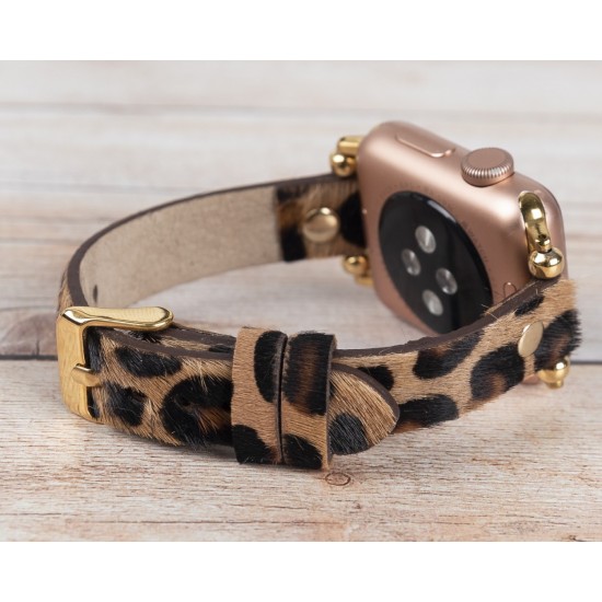 Apple Watch Uyumlu Deri Kordon 38-40-41mm GT LEO1N Apple Watch Uyumlu Deri Kordon 38-40-41mm GT LEO1N