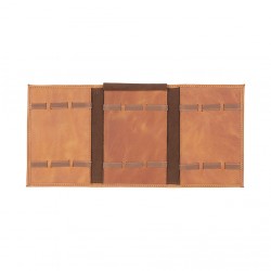 Hakiki Deri, El Yapımı, Saat Kordonu Taşıma Çantası, Tan Rengi