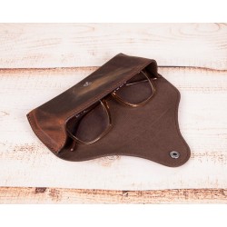 Roan Deri Gözlük Kılıfı G2 Kahve