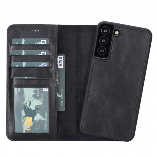 Samsung Galaxy S22 Plus Uyumlu Deri Cüzdanlı Kılıf MWWN RST1 Samsung Galaxy S22 Plus Uyumlu Deri Cüzdanlı Kılıf MWWN RST1