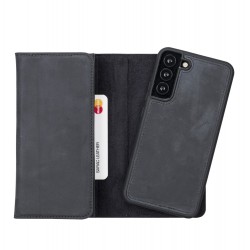 Samsung Galaxy S22 Plus Uyumlu Deri Cüzdanlı Kılıf Santa G1