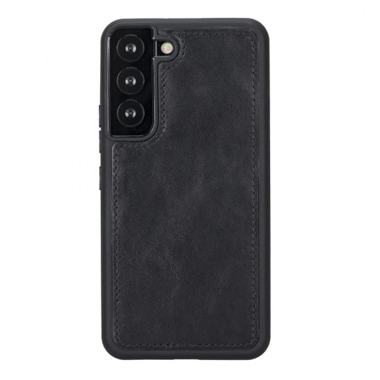 Samsung Galaxy S22 Uyumlu Deri Cüzdanlı Kılıf MWWN RST1 Siyah Samsung Galaxy S22 Uyumlu Deri Cüzdanlı Kılıf MWWN RST1 Siyah