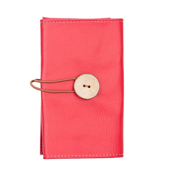 Suni Deri Kablo Aksesuar Taşıma Çantası Floater Kırmızı Suni Deri Kablo Aksesuar Taşıma Çantası Floater Kırmızı